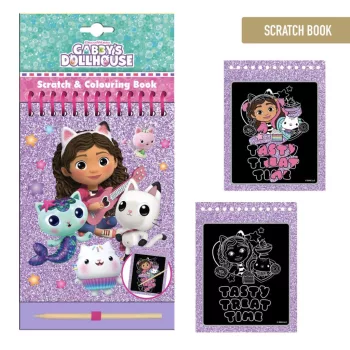   Gabi babaháza Tasty scratch képkarcoló és színező szett