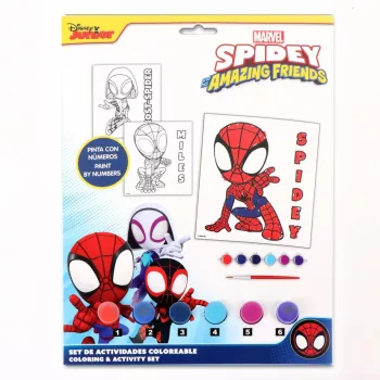Pókember Spidey Friends számos kifestő szett