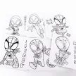 Pókember Spidey Friends számos kifestő szett