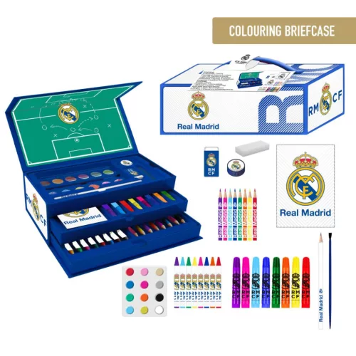 Real Madrid CF írószer szett bőröndben