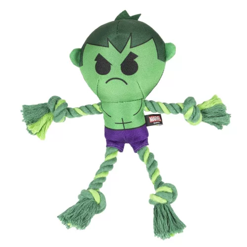 Bosszúállók Hulk sípoló kötél kutyajáték 26 cm
