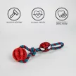 Pókember Hero kötél kutyajáték TPR labdával 30 cm