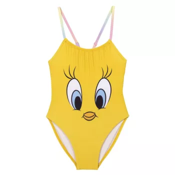   Bolondos Dallamok Tweety gyerek fürdőruha, úszó 3 - 7 év / 98 - 122 cm