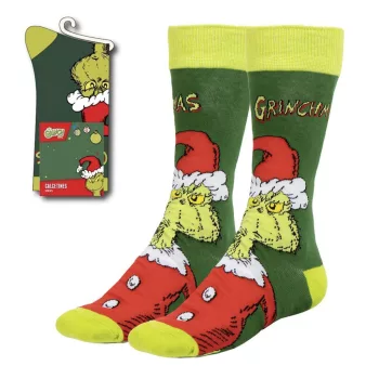 A Grincs Santa férfi hosszú szárú zokni 38/45