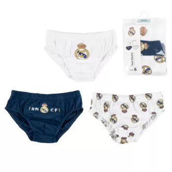  Real Madrid CF gyerek fehérnemű, alsó 3 darab/csomag 2 - 8 év / 92 - 128 cm