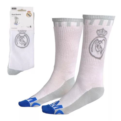 Real Madrid White felnőtt hosszú szárú zokni 38/45