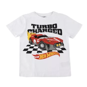   Hot Wheels Turbo gyerek rövid póló, felső 6 - 12 év / 116 - 152 cm