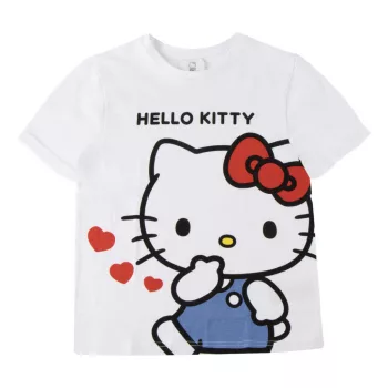   Hello Kitty Hearts gyerek rövid póló, felső 6 - 12 év / 116 - 152 cm