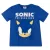 Sonic a sündisznó Blue Head gyerek rövid póló, felső 6 - 12 év / 116 - 152 cm