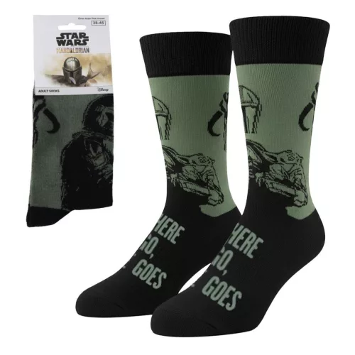 Star Wars Green felnőtt hosszú szárú zokni 38/45