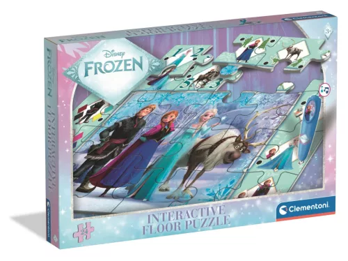 Disney Jégvarázs Ice Kingdom interaktív 24 db-os puzzle Clementoni