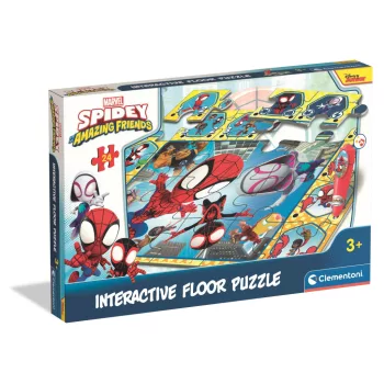   Pókember Spidey and Friends interaktív 24 db-os puzzle Clementoni