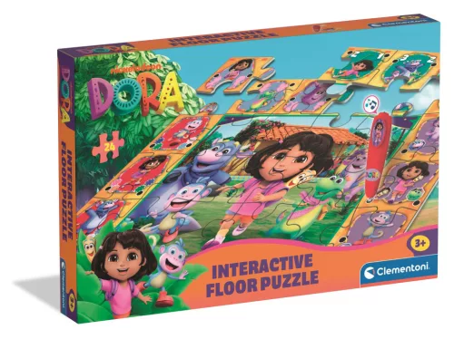 Dóra, a felfedező Adventure interaktív 24 db-os puzzle Clementoni