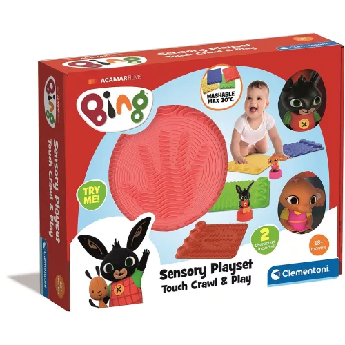 Bing Clemmy Crawl & Play tapintást fejlesztő babajáték Clementoni