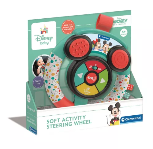 Disney Mickey Ear interaktív soft kormánykerék Clementoni