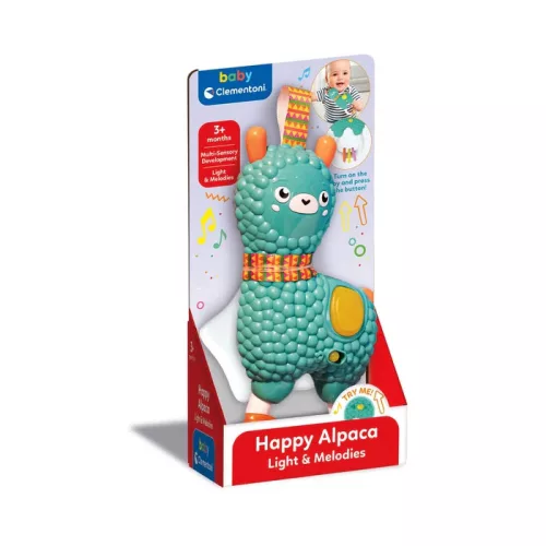 Alpaka Happy baba csörgő Clementoni