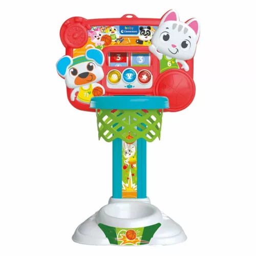 Interaktív kosárlabda palánk Fun Animal Clementoni