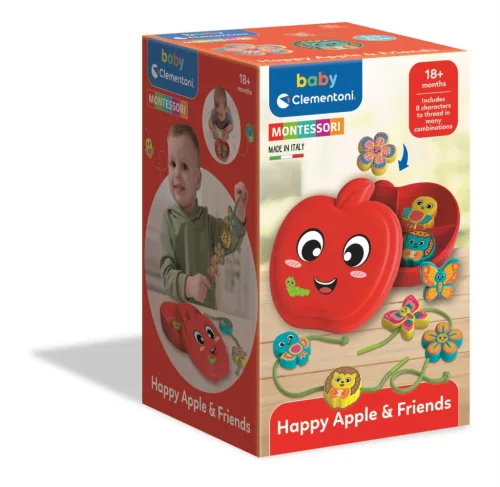 Fűzős Montessori baba játék Clementoni