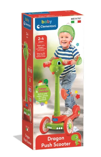 Háromkerekű Green sárkányos roller Clementoni
