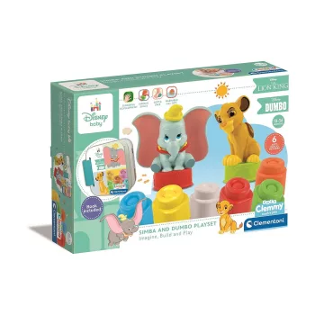   Disney Classics Clemmy építőkocka szett könyvvel Clementoni