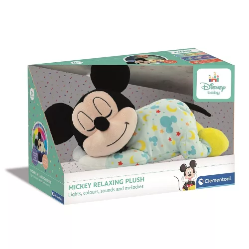 Disney Mickey Tummy-Time elalvást segítő plüss játék Clementoni