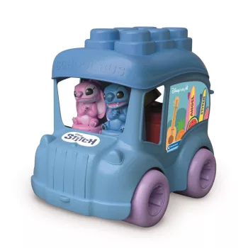  Disney Lilo és Stitch, A csillagkutya Clemmy szenzoros formaválogató busz Clementoni