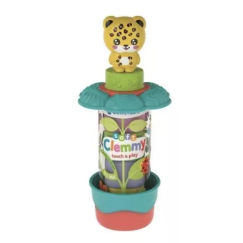   Színes Clemmy Garden Leopard puha építőkocka szett 7 db-os Clementoni