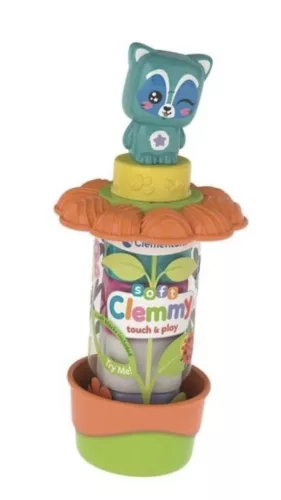 Színes Clemmy Garden Cat puha építőkocka szett 7 db-os Clementoni