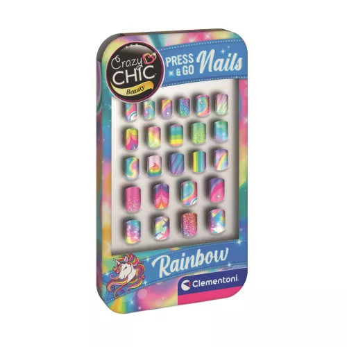 Crazy Chic Rainbow műköröm készlet Clementoni