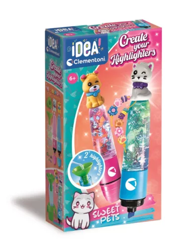 Színes Sweet Pets szövegkiemelő készítő készlet Clementoni