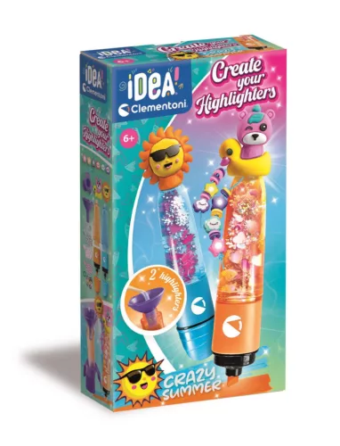 Színes Crazy Summer szövegkiemelő készítő készlet Clementoni