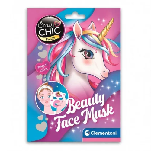 Crazy Chic Unicorn arcmaszk Clementoni
