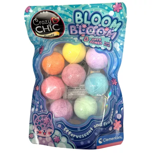 Crazy Chic Bloom fürdőbomba szett 8 db-os Clementoni
