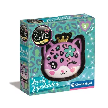 Crazy Chic Leopard szemhéjfesték szett Clementoni
