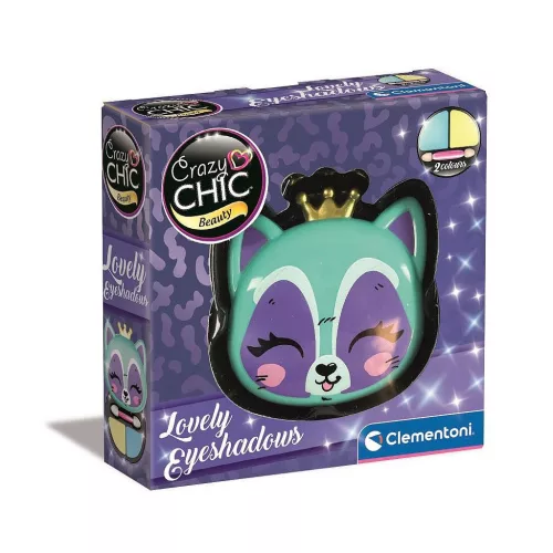 Crazy Chic Fox szemhéjfesték szett Clementoni