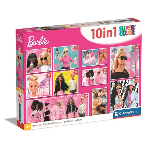 Barbie Girl 10 az 1-ben puzzle Clementoni