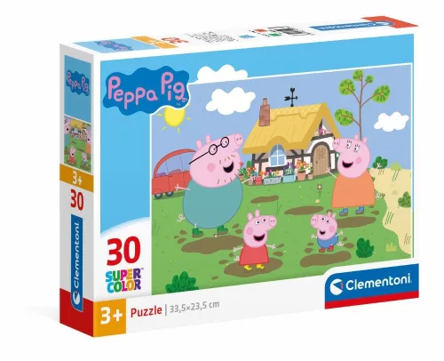 Peppa malac Mud 30 db-os puzzle Clementoni