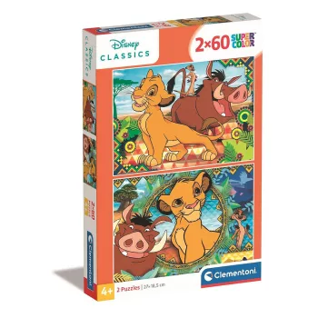   Disney Az Oroszlánkirály Heir to the Throne 2x60 db-os puzzle Clementoni