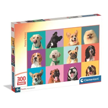 Állatos Funny Faces 300 db-os puzzle Clementoni