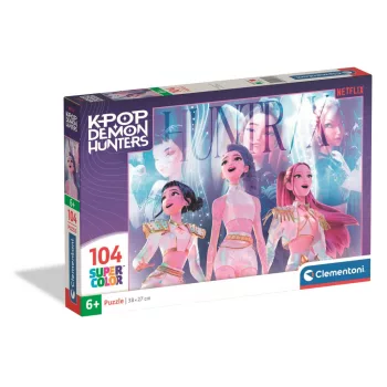   K-pop Démonvadászok Shining Stars 104 db-os Super puzzle Clementoni