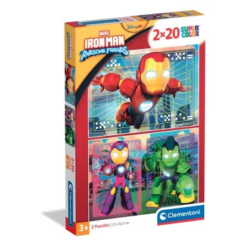   A Vasember és szupercsapata Hero Squad 2x20 db-os puzzle Clementoni