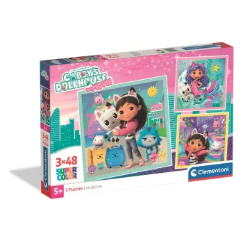Gabi babaháza Travel 3x48 db-os puzzle Clementoni