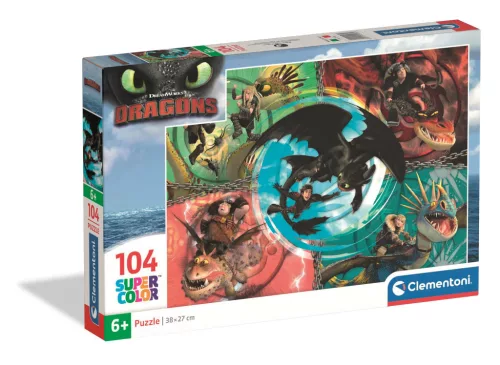 Így neveld a sárkányodat Friends 104 db-os puzzle Clementoni