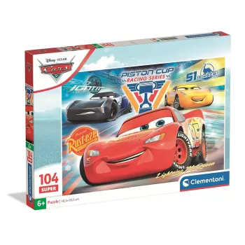 Disney Verdák Piston Cup 104 db-os puzzle Clementoni