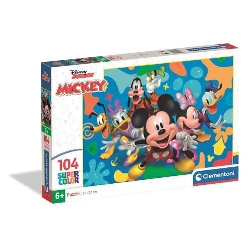 Disney Mickey Colorsplash 104 db-os puzzle Clementoni