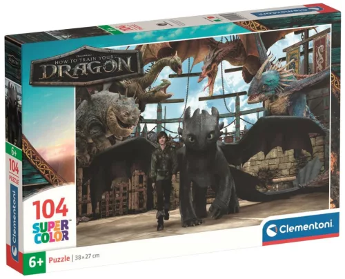 Így neveld a sárkányodat Arena 104 db-os puzzle Clementoni
