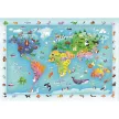 Térkép Wildlife 60 db-os maxi puzzle Clementoni