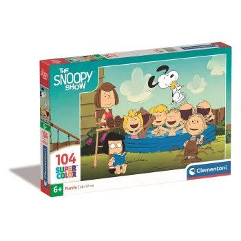 Snoopy Garden Party 104 db-os puzzle Clementoni