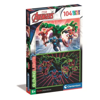   Bosszúállók Goldenhour 104 db-os világítós puzzle Clementoni