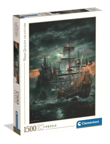 Kalózhajó Haunted Seas 1500 db-os puzzle Clementoni